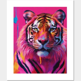 Tiger Painting Design Posters and Art